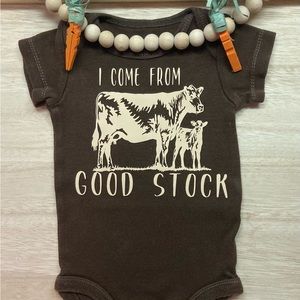 Adorable! Cow Onesie